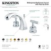 Kingston Brass KS4982CML 8" Widespread Bathroom Faucet, Polished Brass KS4982CML